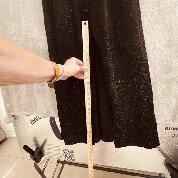 Cache Dress‎ Womens Small Black Beaded Gown Maxi Evening Formal USA Alexia Admor - Picture 11 of 16